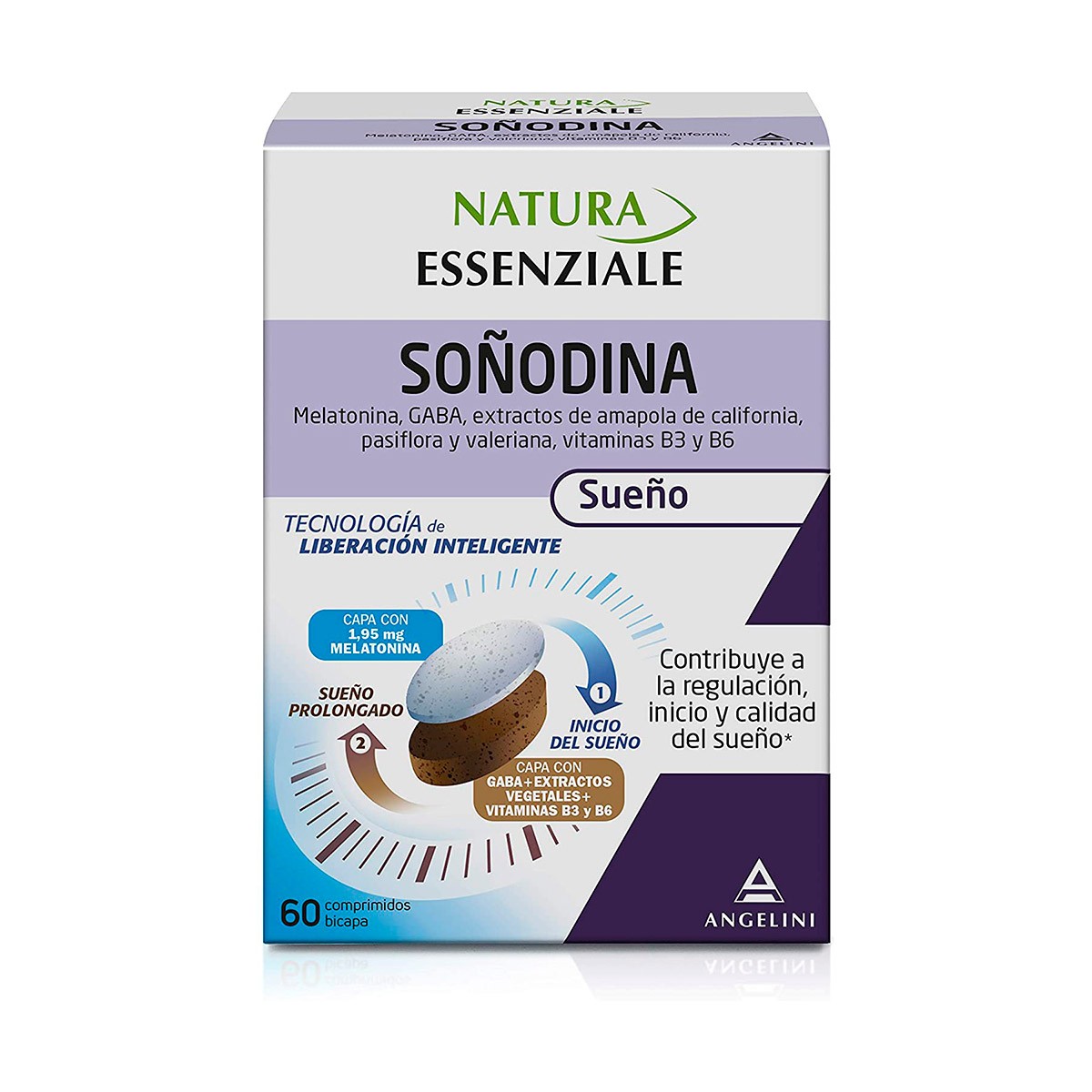 Natura Essenziale Soñodina 60 comprimidos Imagen de Natura Essenziale Soñodina 60 comprimidos