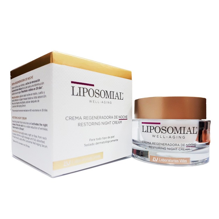 Liposomial well-aging regenerador noche 50m Imagen de Liposomial well-aging regenerador noche 50m