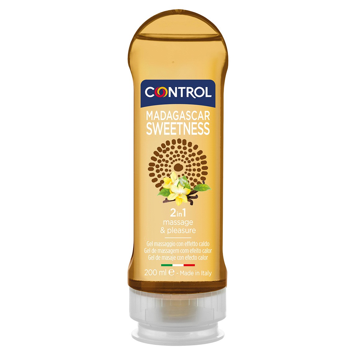 Control gel masaje madagascar sweet 200ml Imagen de Control gel masaje madagascar sweet 200ml