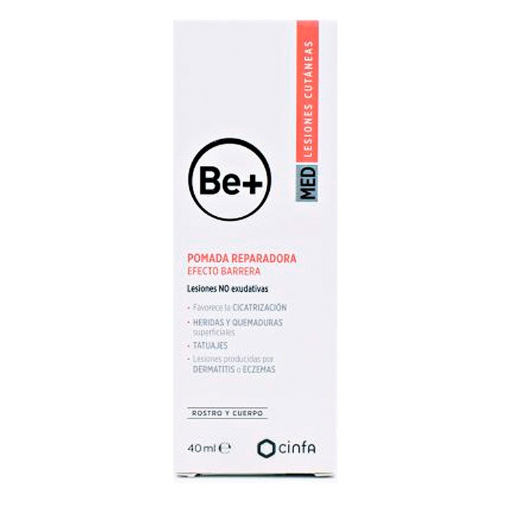 Be+ pomada reparadora efecto barrera 40ml Imagen de Be+ pomada reparadora efecto barrera 40ml