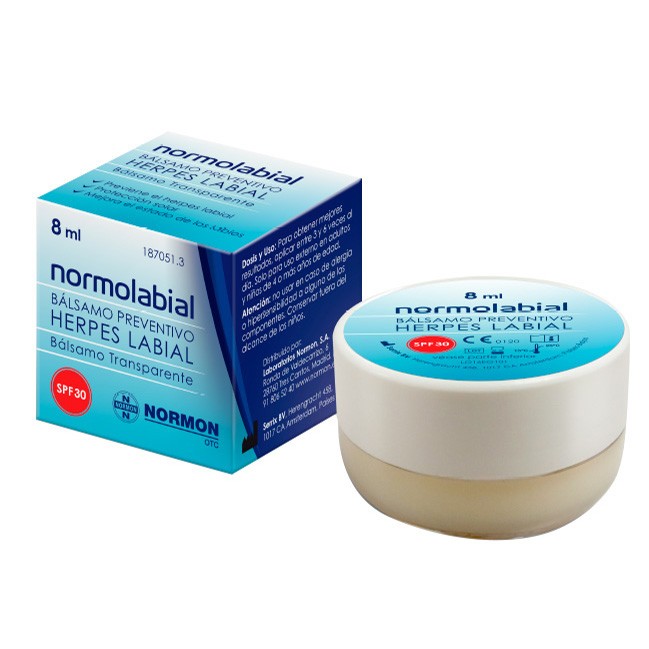 Normon Normolabial balsamo herpes labial 8ml Imagen de Normon Normolabial balsamo herpes labial 8ml