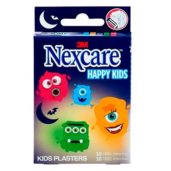 Nexcare kids plasters monsters 20 surtid Imagen de Nexcare kids plasters monsters 20 surtid