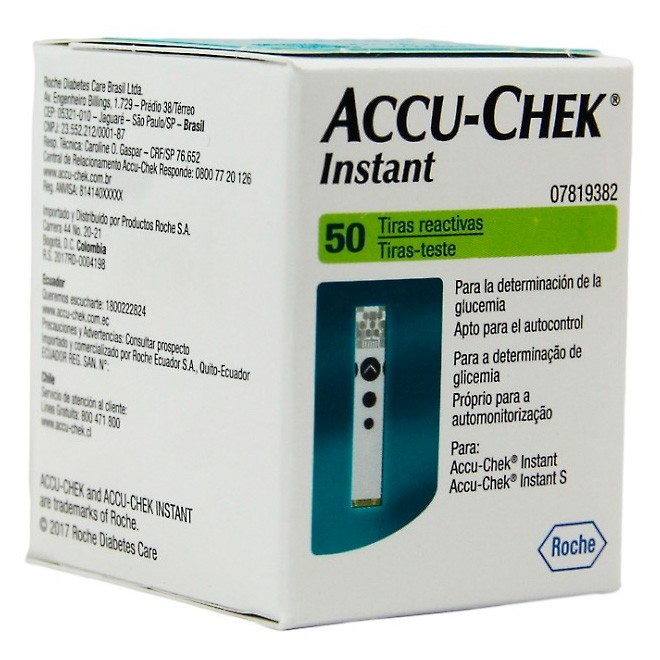Accu-chek instant 50 tiras Imagen de Accu-chek instant 50 tiras