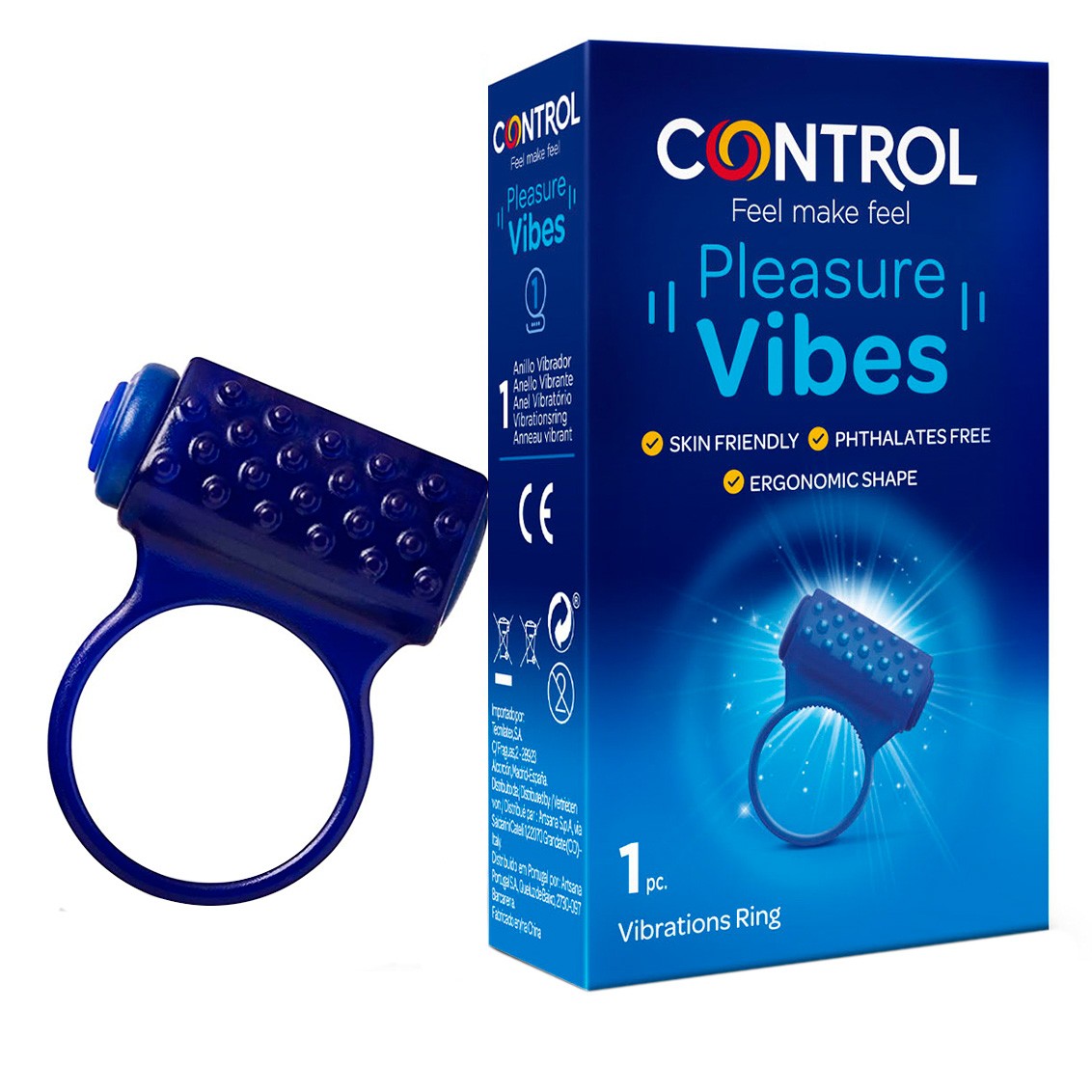 Control Pleasure anillo vibrador vibes Imagen de Control Pleasure anillo vibrador vibes