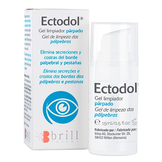 Ectodol gel limpiador parpados 15ml Imagen de Ectodol gel limpiador parpados 15ml