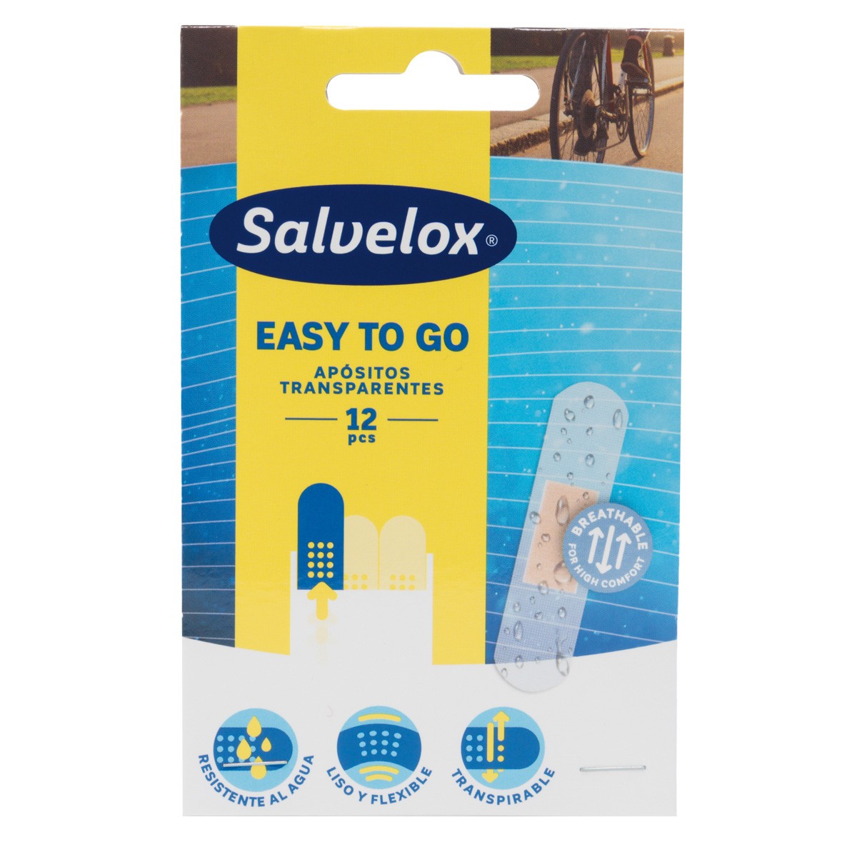 Salvelox easy to go transparente 12uds Imagen de Salvelox easy to go transparente 12uds