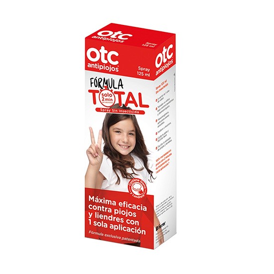 Otc antipiojos formula total spray 125ml Imagen de Otc antipiojos formula total spray 125ml