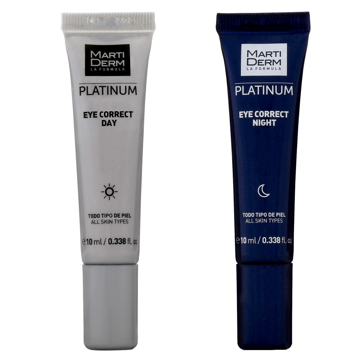 Imagen de MartiDerm Platinum Eye Corrector Día & Night 2 x 10ml