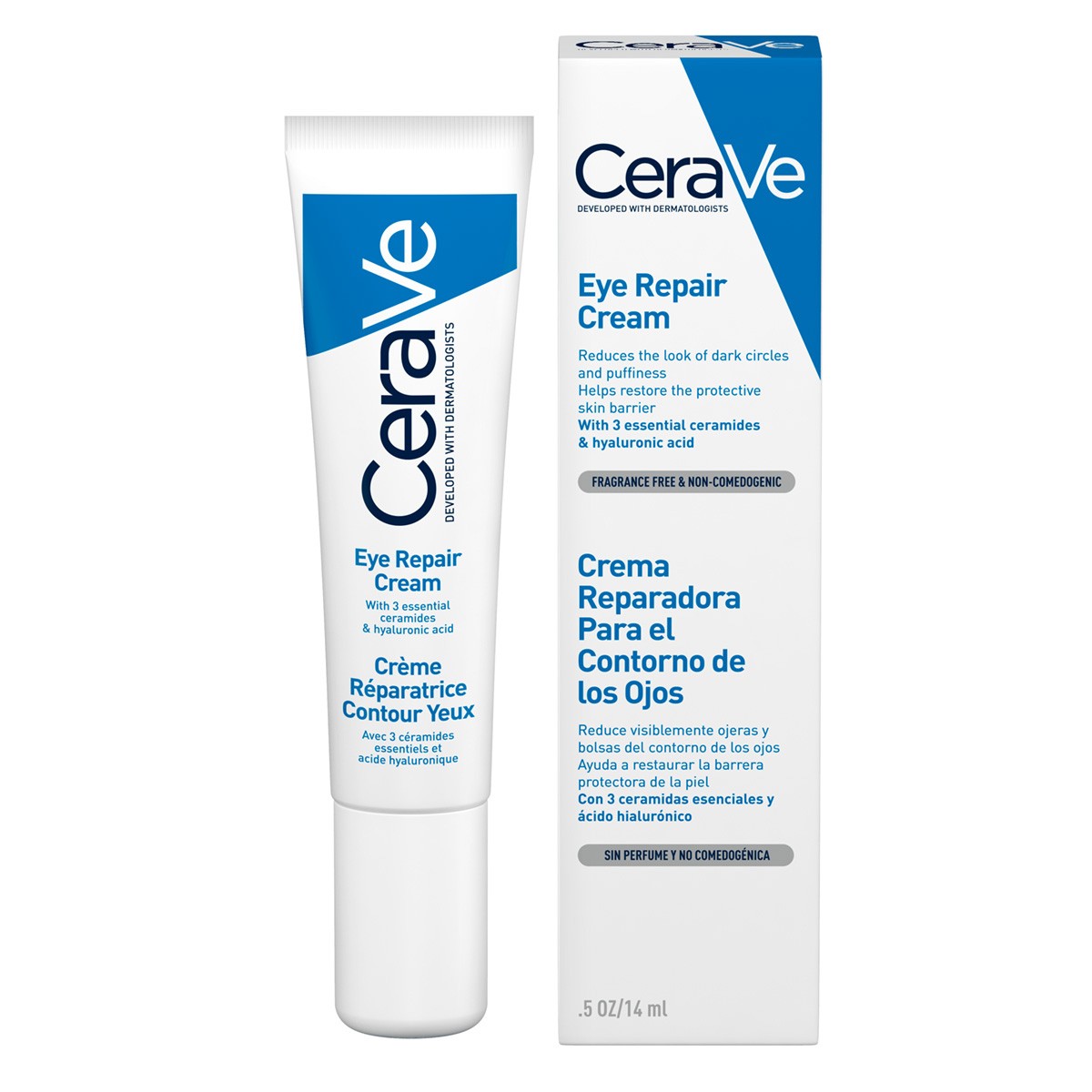 Cerave crema reparadora contorno de ojos 14ml Imagen de Cerave crema reparadora contorno de ojos 14ml