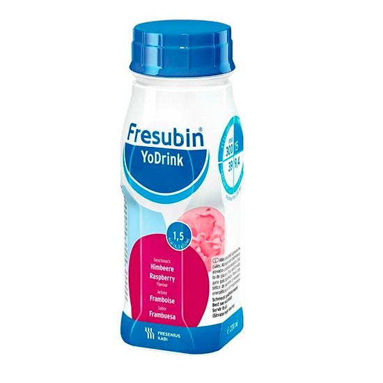 Fresubin yodrink frambuesa 4x200ml Imagen de Fresubin yodrink frambuesa 4x200ml
