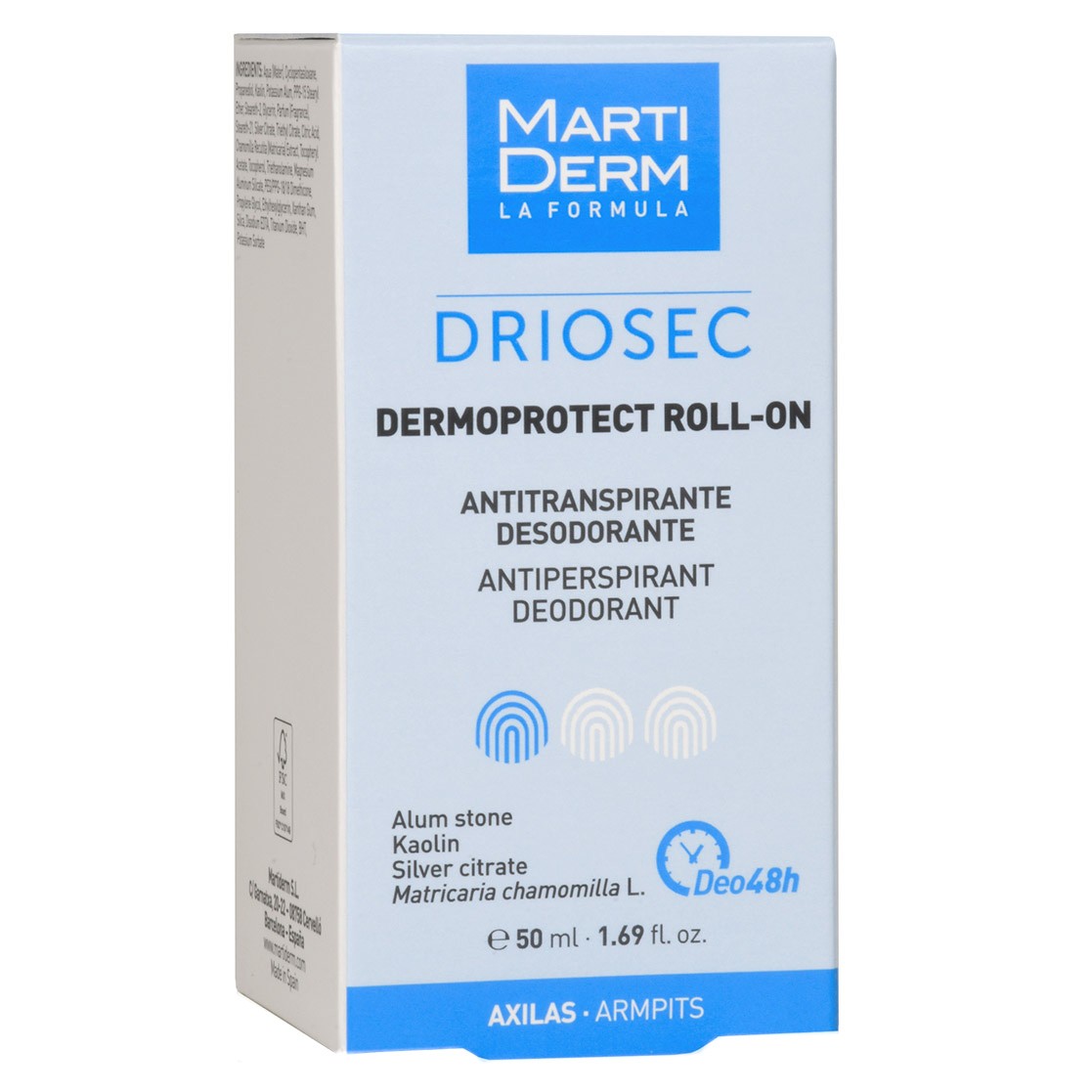 MartiDerm Driosec Dermo Protect Roll-On 50 ml Imagen de MartiDerm Driosec Dermo Protect Roll-On 50 ml