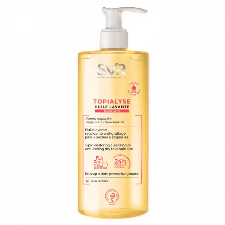 SVR Topialyse Topialyse huile lavante micelar 1 litro Imagen de SVR Topialyse Topialyse huile lavante micelar 1 litro