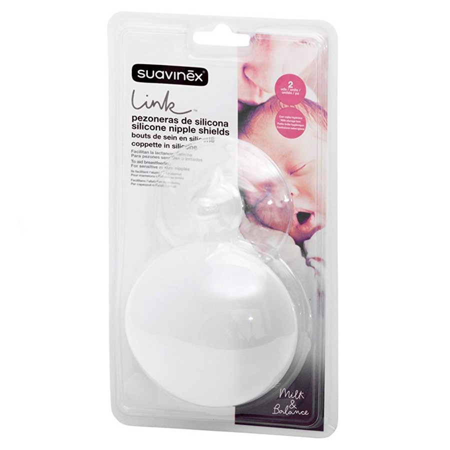 Suavinex pezoneras silicona talla-S 2u Imagen de Suavinex pezoneras silicona talla-S 2u