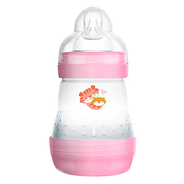 Man Baby biberon anticolico rosa 160ml Imagen de Man Baby biberon anticolico rosa 160ml