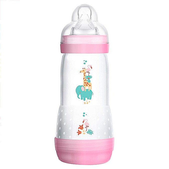Man Baby biberon anticolico rosa 260ml Imagen de Man Baby biberon anticolico rosa 260ml