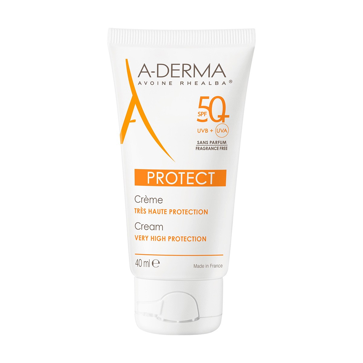 Aderma protector crema sin perfume spf50+ 40 ml Imagen de Aderma protector crema sin perfume spf50+ 40 ml