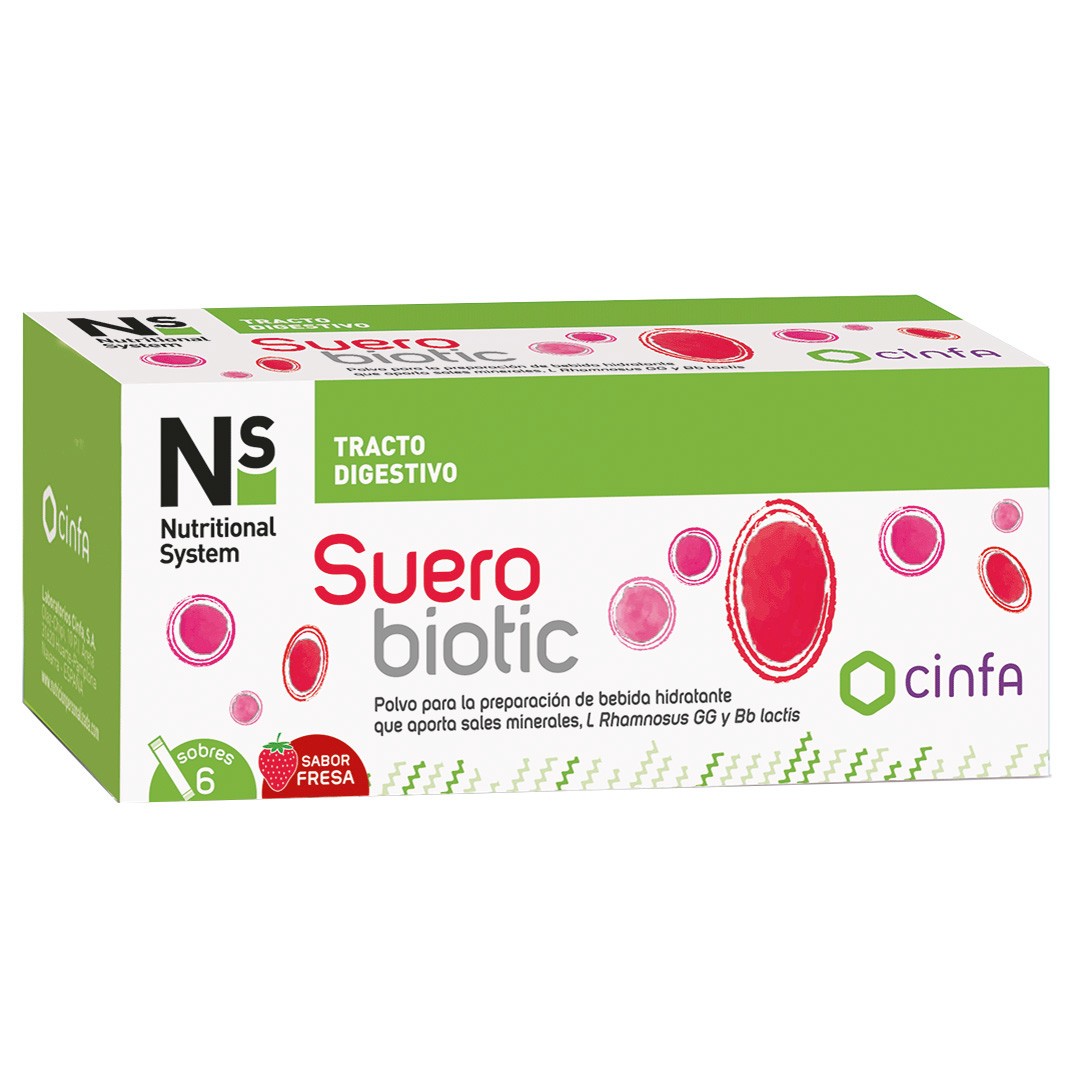 N+s suerobiotic fresa 6 sobres Imagen de N+s suerobiotic fresa 6 sobres