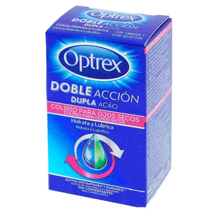 Optrex doble acción ojos secos 10ml Imagen de Optrex doble acción ojos secos 10ml