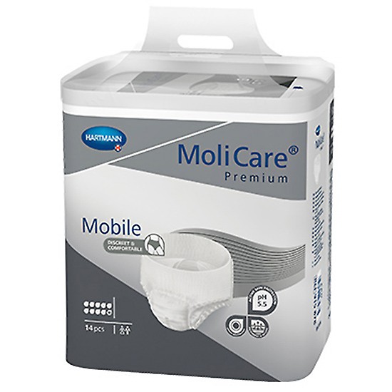 Molicare Premium Mobile 10 gotas Talla L 14u Imagen de Molicare Premium Mobile 10 gotas Talla L 14u