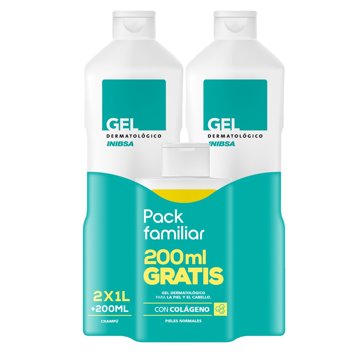 Inibsa Gel dermatologico pack+champu (ref/2587) Imagen de Inibsa Gel dermatologico pack+champu (ref/2587)