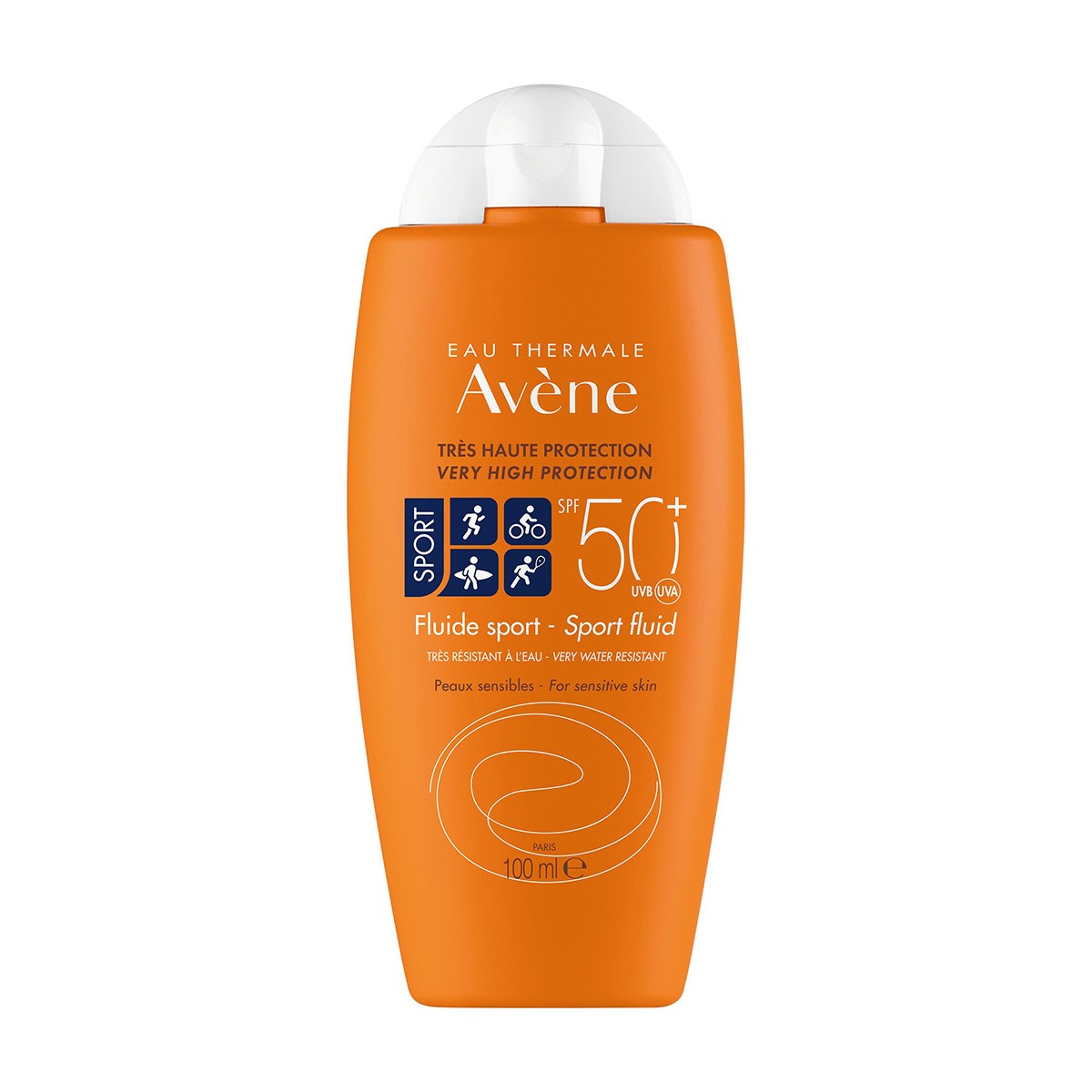 Avene fluido sport 50+ 100 ml Imagen de Avene fluido sport 50+ 100 ml