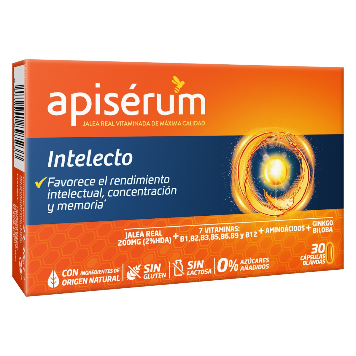 Apiserum intelecto 30 cápsulas Imagen de Apiserum intelecto 30 cápsulas