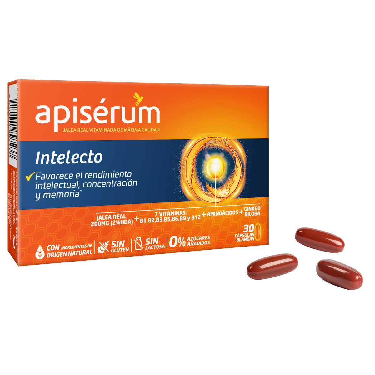 Imagen de Apiserum intelecto 30 cápsulas