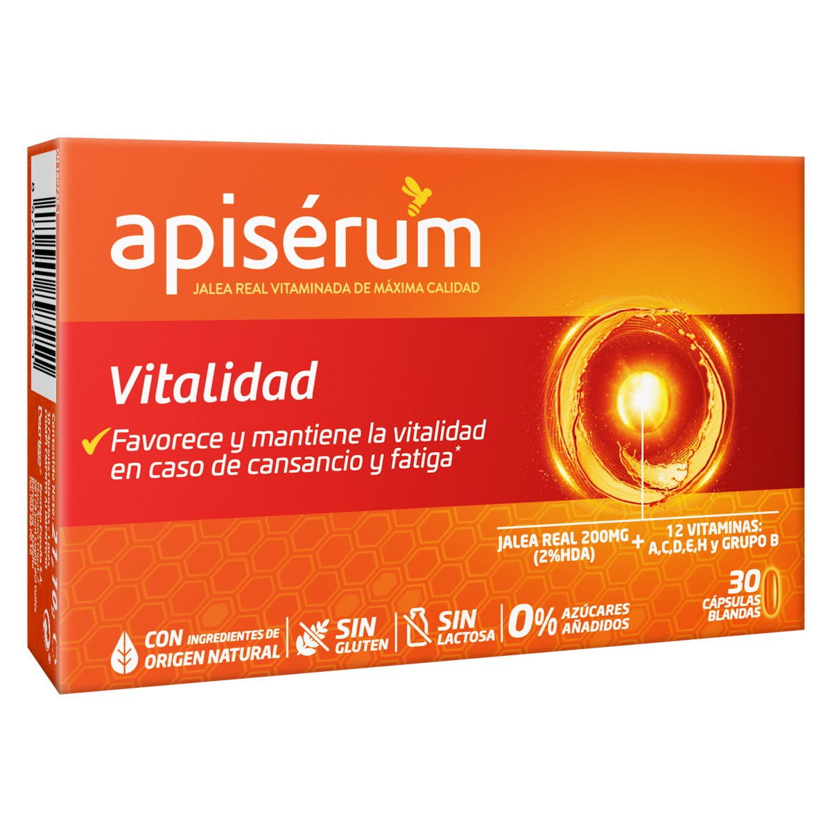 Apiserum vitalidad 30 cápsulas Imagen de Apiserum vitalidad 30 cápsulas