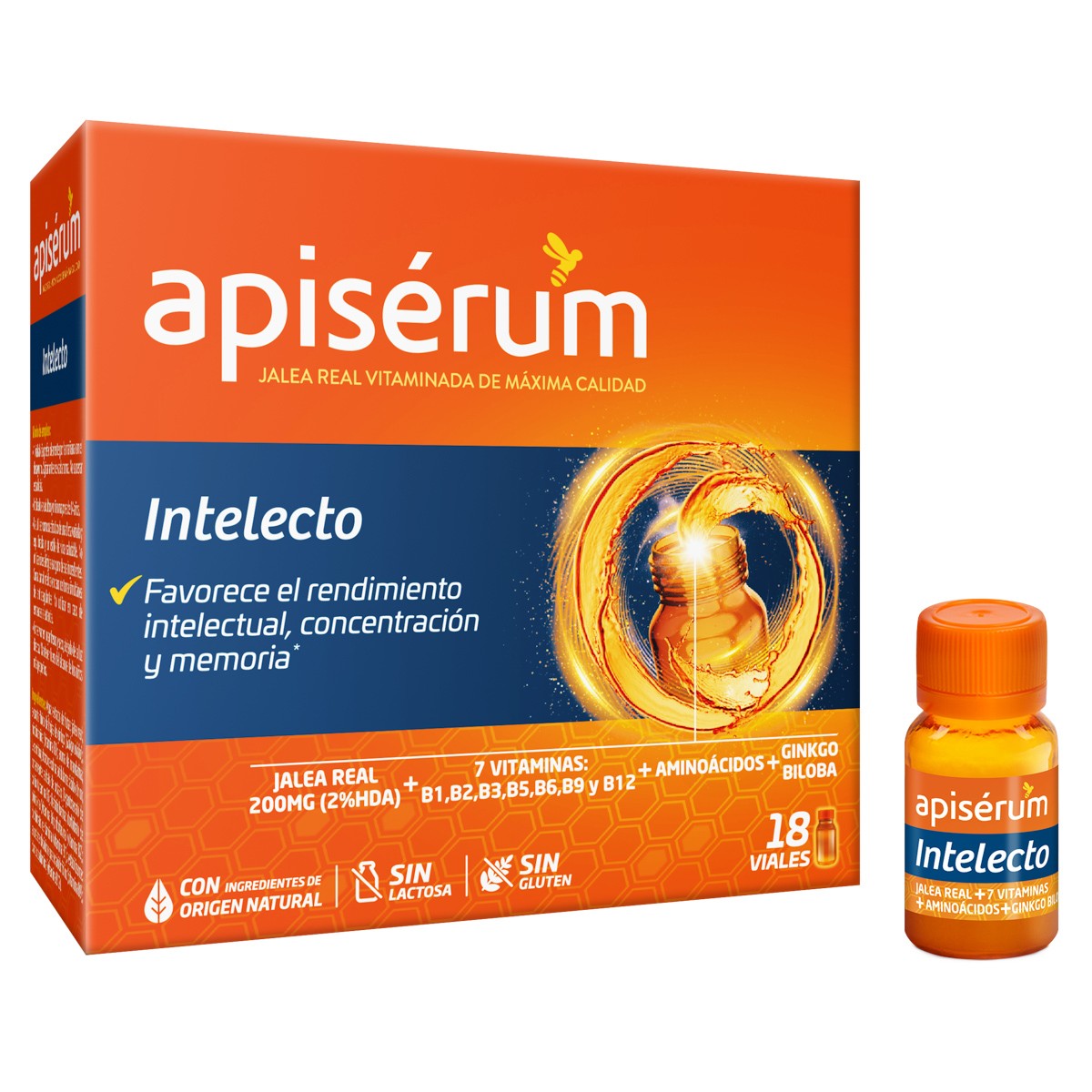 Apiserum intelecto nf 18 viales Imagen de Apiserum intelecto nf 18 viales