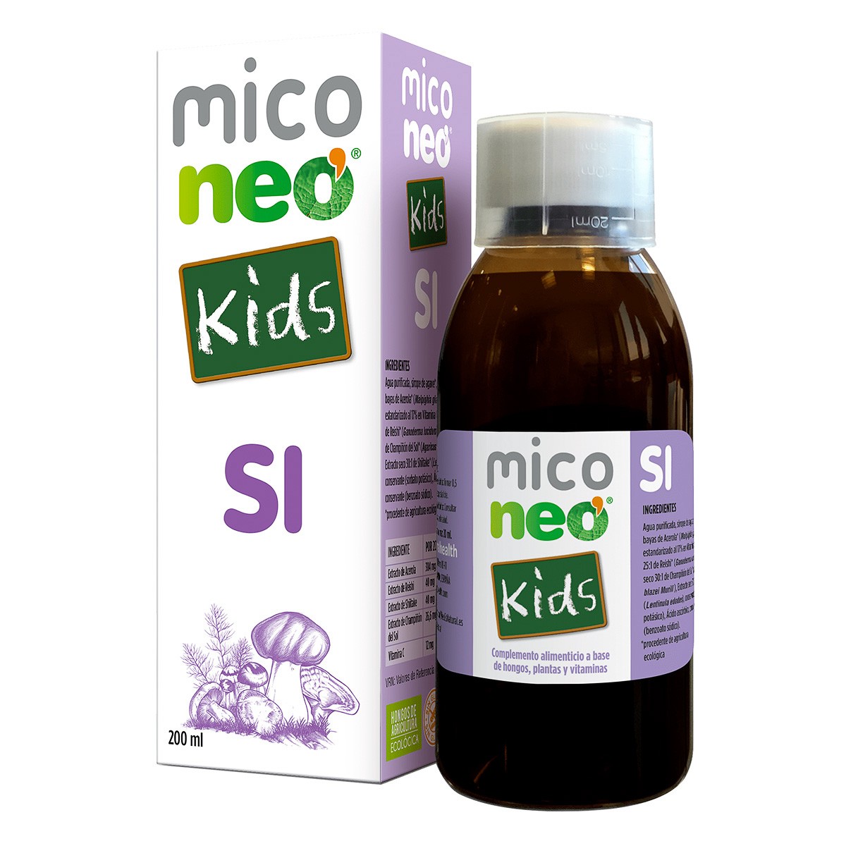 Mico neo si kids 200 ml neovital Imagen de Mico neo si kids 200 ml neovital