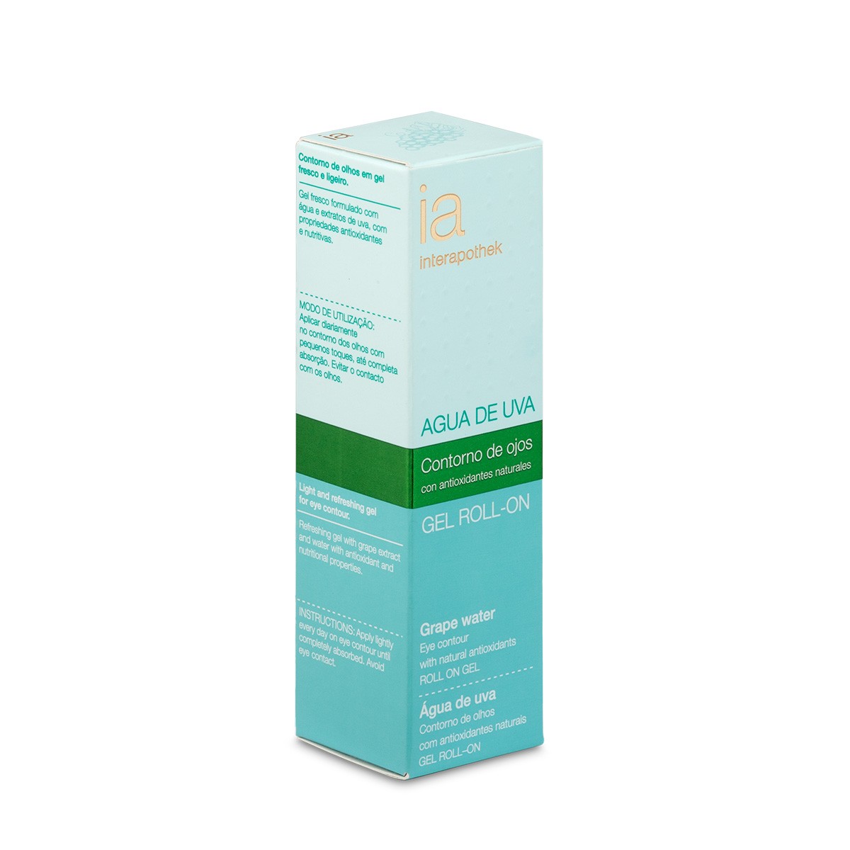 Interapothek contorno ojos agua uva 15ml Imagen de Interapothek contorno ojos agua uva 15ml