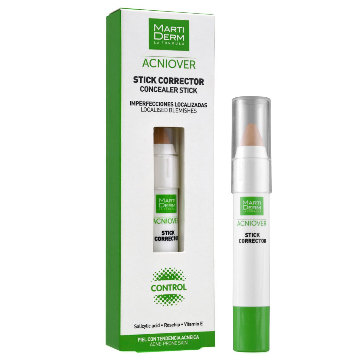 MartiDerm Acniover Stick Corrector Imagen de MartiDerm Acniover Stick Corrector