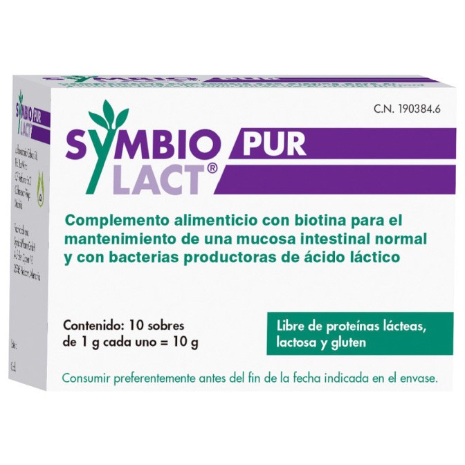 Symbiolact pur 10 sobres Imagen de Symbiolact pur 10 sobres