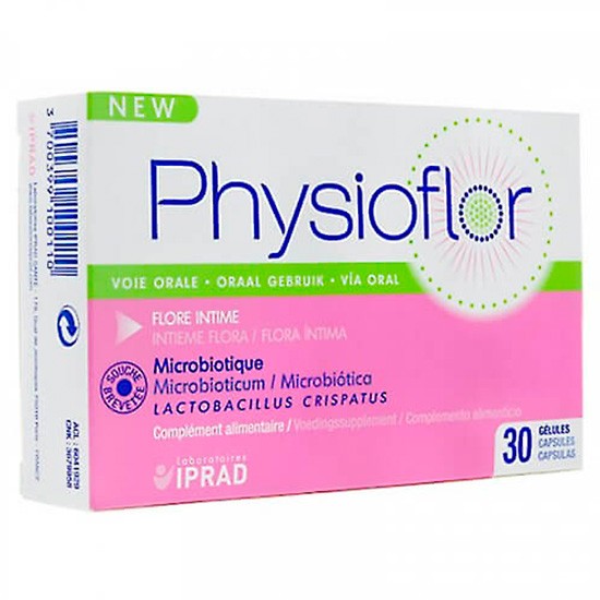 Physioflor lactobacillus crispatu 30caps Imagen de Physioflor lactobacillus crispatu 30caps