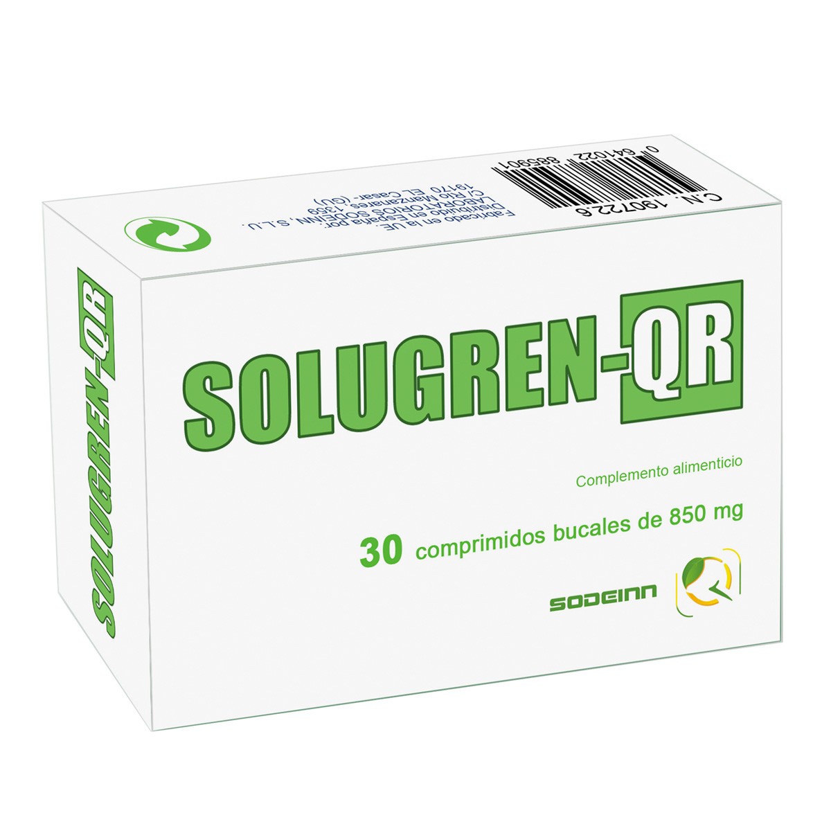 Solugren qr 30 comprimidos Imagen de Solugren qr 30 comprimidos