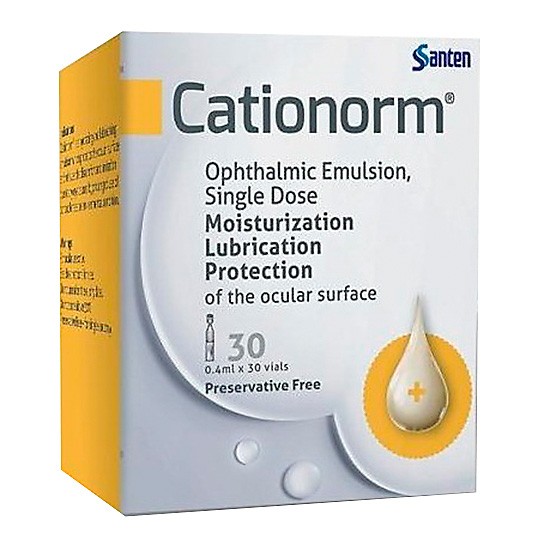 Cationorm lágrima artificial 30 monodósis Imagen de Cationorm lágrima artificial 30 monodósis