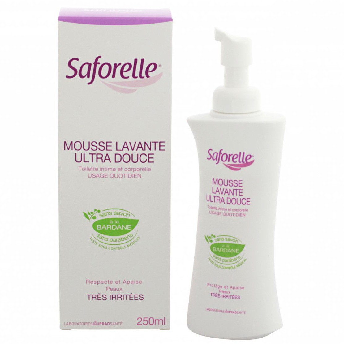 Saforelle espuma limpiadora ultrasuave 250ml Imagen de Saforelle espuma limpiadora ultrasuave 250ml