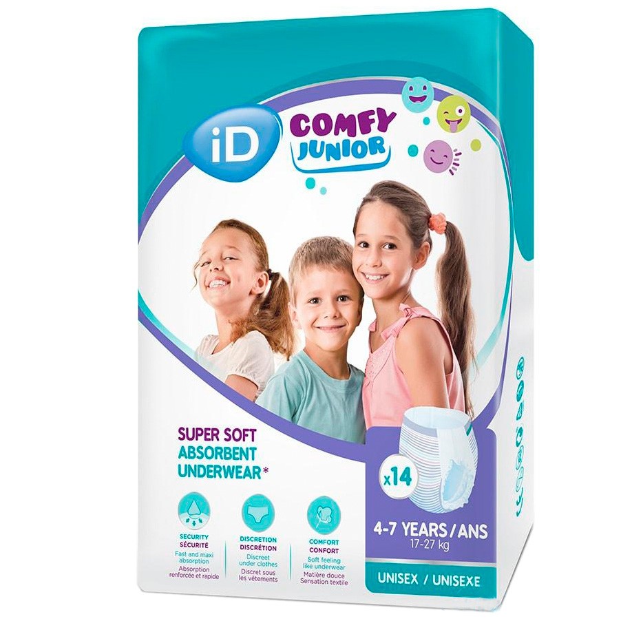 Id comfy junior pants 4-7 años 14uds Imagen de Id comfy junior pants 4-7 años 14uds
