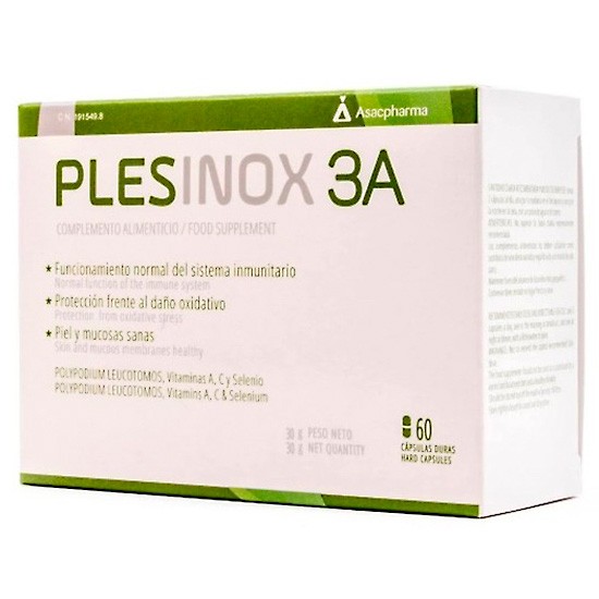Plesinox 3 a 60 cápsulas Imagen de Plesinox 3 a 60 cápsulas