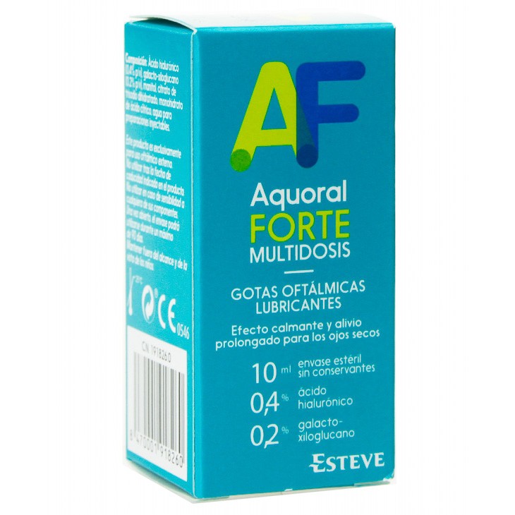Aquoral Forte Lubricante Ocular Solución Multidosis Imagen de Aquoral Forte Lubricante Ocular Solución Multidosis