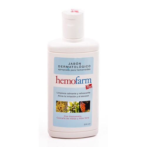 Hemofarm plus jabón líquido 200ml Imagen de Hemofarm plus jabón líquido 200ml