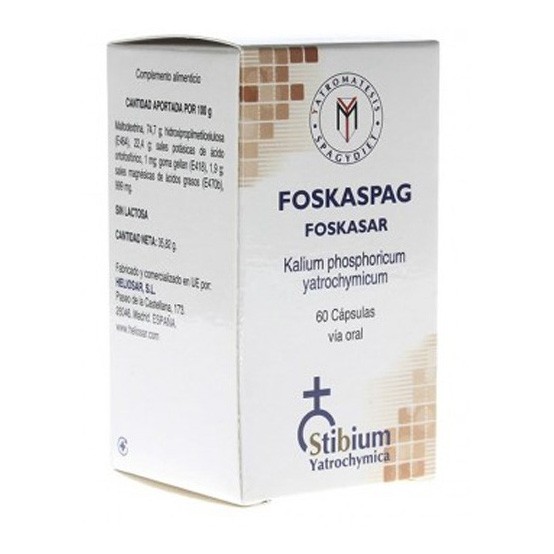 Foskaspag 60 cápsulas heliosar Imagen de Foskaspag 60 cápsulas heliosar