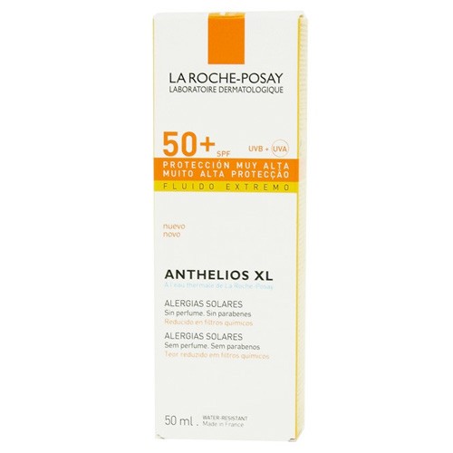 La Roche Posay Anthelios XL fluido sin perfume spf50+ 50ml Imagen de La Roche Posay Anthelios XL fluido sin perfume spf50+ 50ml