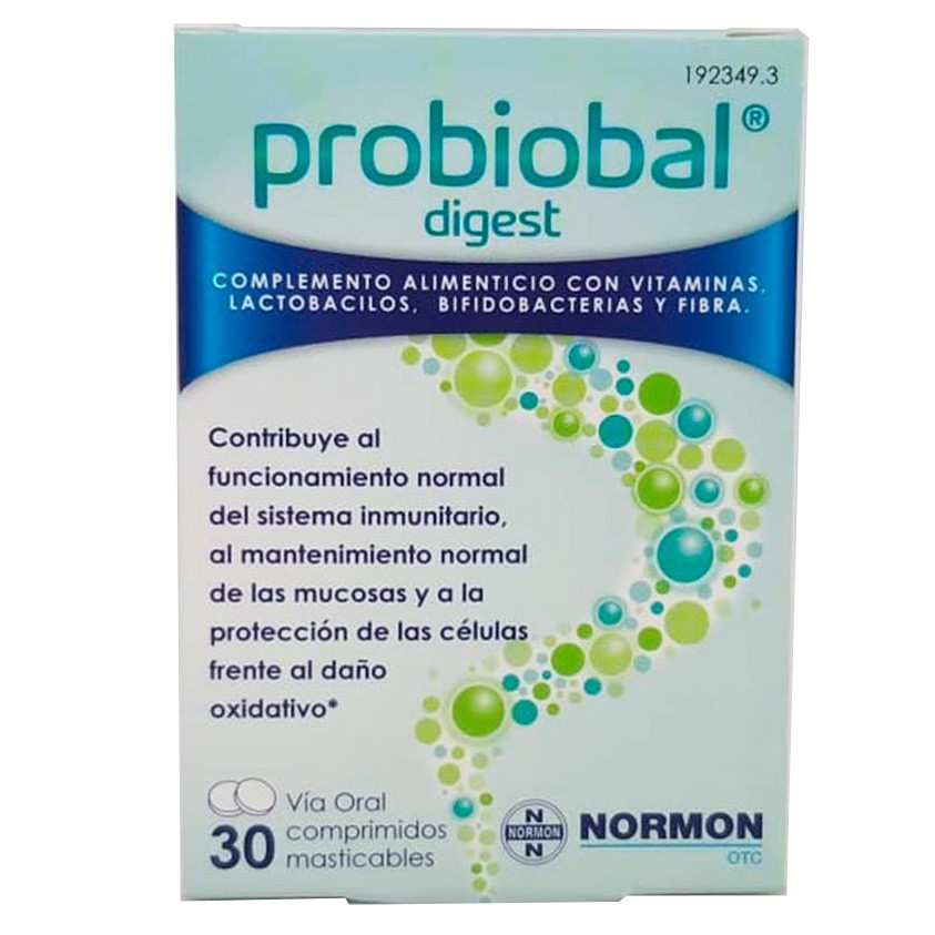 Probiobal digest adulto 30 comprimidos Imagen de Probiobal digest adulto 30 comprimidos