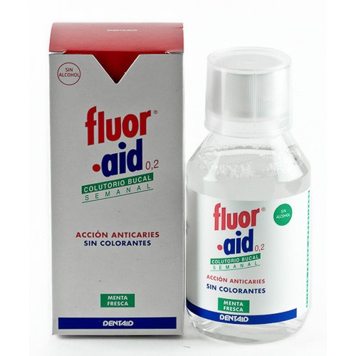 FLUOR-AID COLUTORIO 0,2 150 ML Imagen de FLUOR-AID COLUTORIO 0,2 150 ML