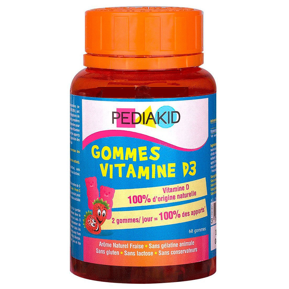 Pediakid gominolas vita d3 60 ositos de fresa Imagen de Pediakid gominolas vita d3 60 ositos de fresa