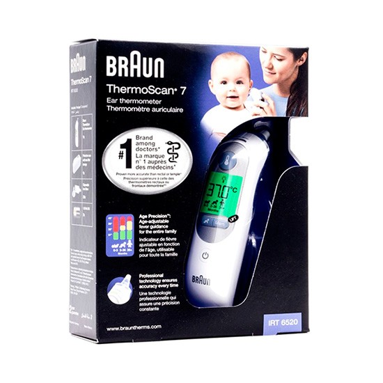 Thermoscan termómetro braun oído irt6520 Imagen de Thermoscan termómetro braun oído irt6520