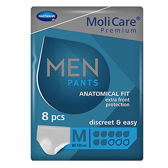 Molicare Premium Men pants 7 gotas Talla M 8 Imagen de Molicare Premium Men pants 7 gotas Talla M 8