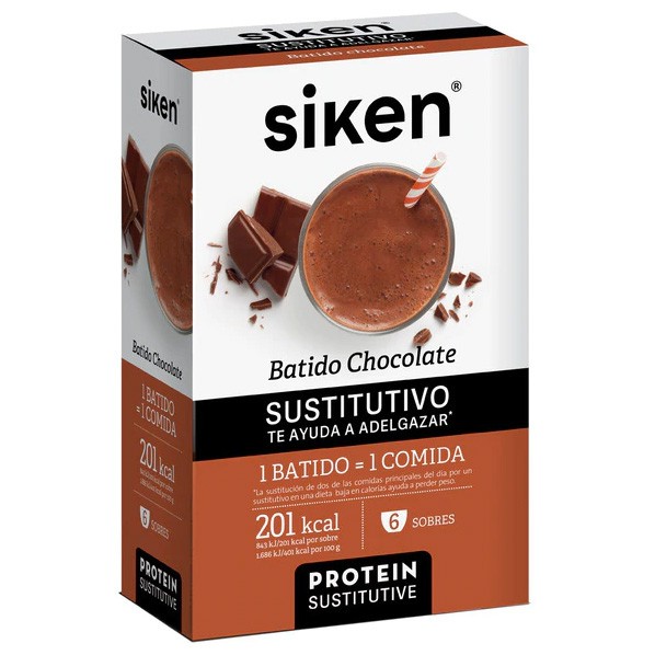 Sikendiet batido chocolate 6 und Imagen de Sikendiet batido chocolate 6 und