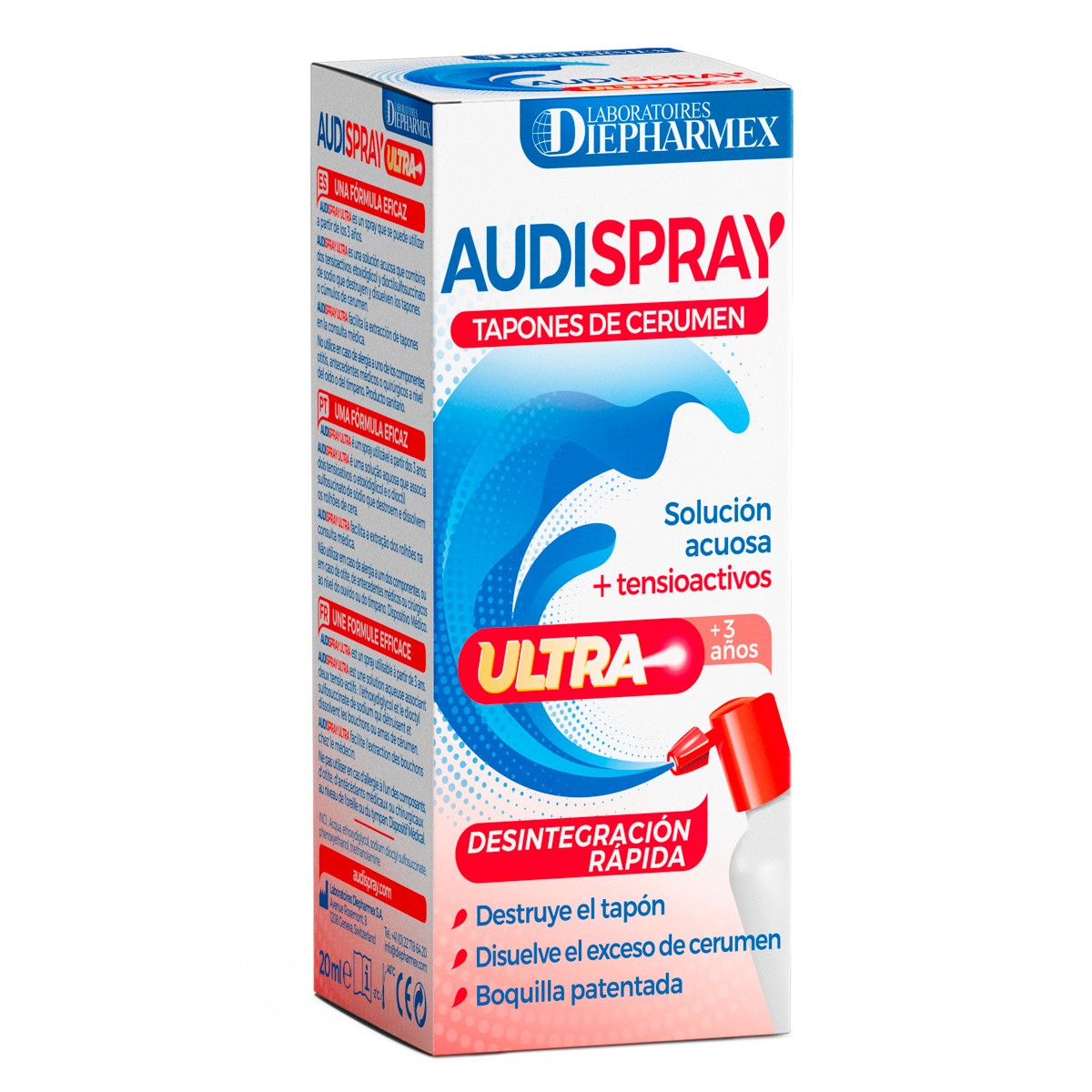 Audispray ultra spray 20 ml Imagen de Audispray ultra spray 20 ml